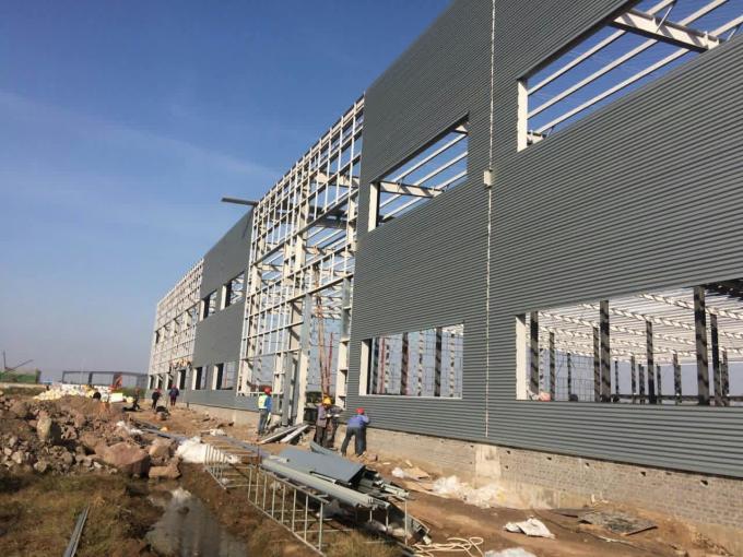 Cadre de portail bâtiment en acier à plusieurs étages Structure en acier léger 2