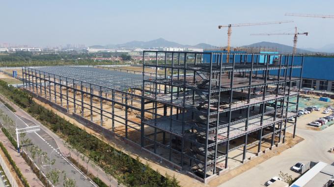 Service de construction de structures de main-d'œuvre/temps/économies de coûts situé dans l'entrepôt de Qingdao 7