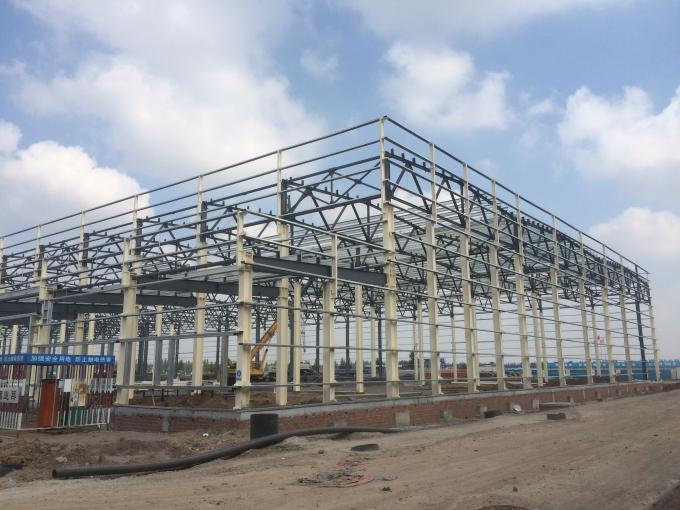 H-section maison de volaille en acier préfabriqué Structure en acier métallique CE 2