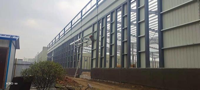 Vente à chaud Structure en acier préfabriquée grande portée entrepôt atelier bâtiment d'usine avec construction de ciment de gouttière 2